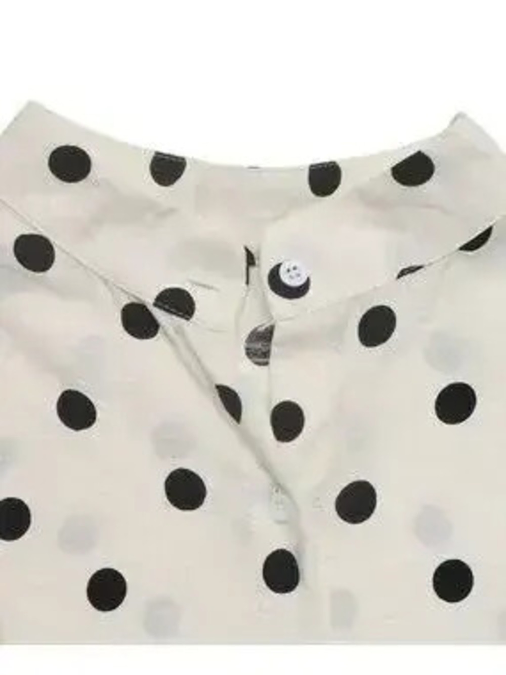 Polka Dot Button-Up Shirt - Picture 9 of 9